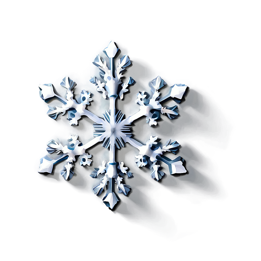 Simple Snowflake Design Png Kjo52