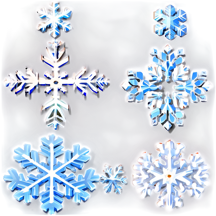 Simple Snowflake Structure Png 61