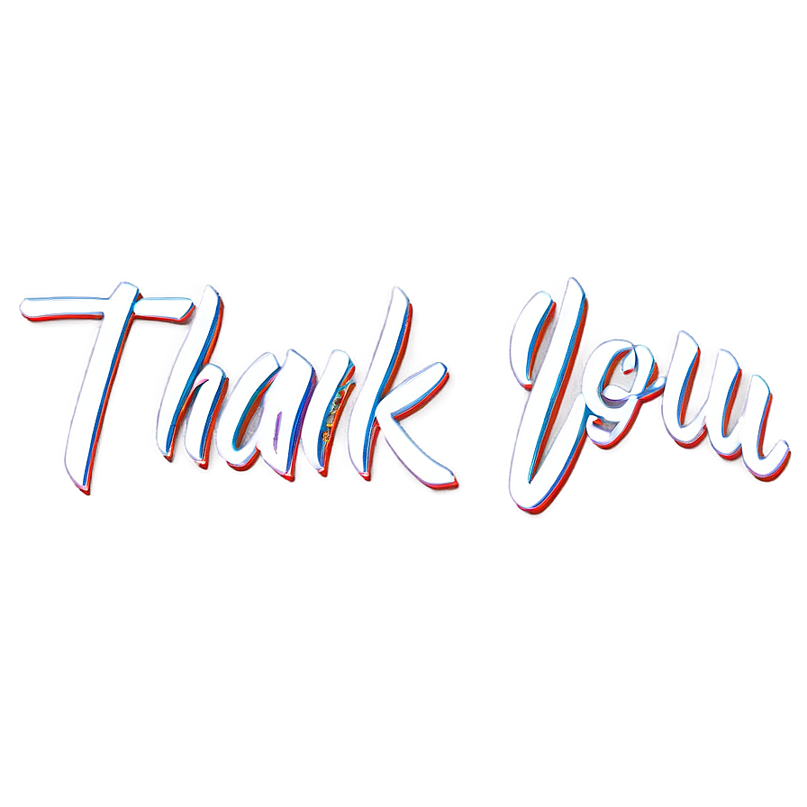 Simple Thank You Text PNG 06112024 PNG with transparent background