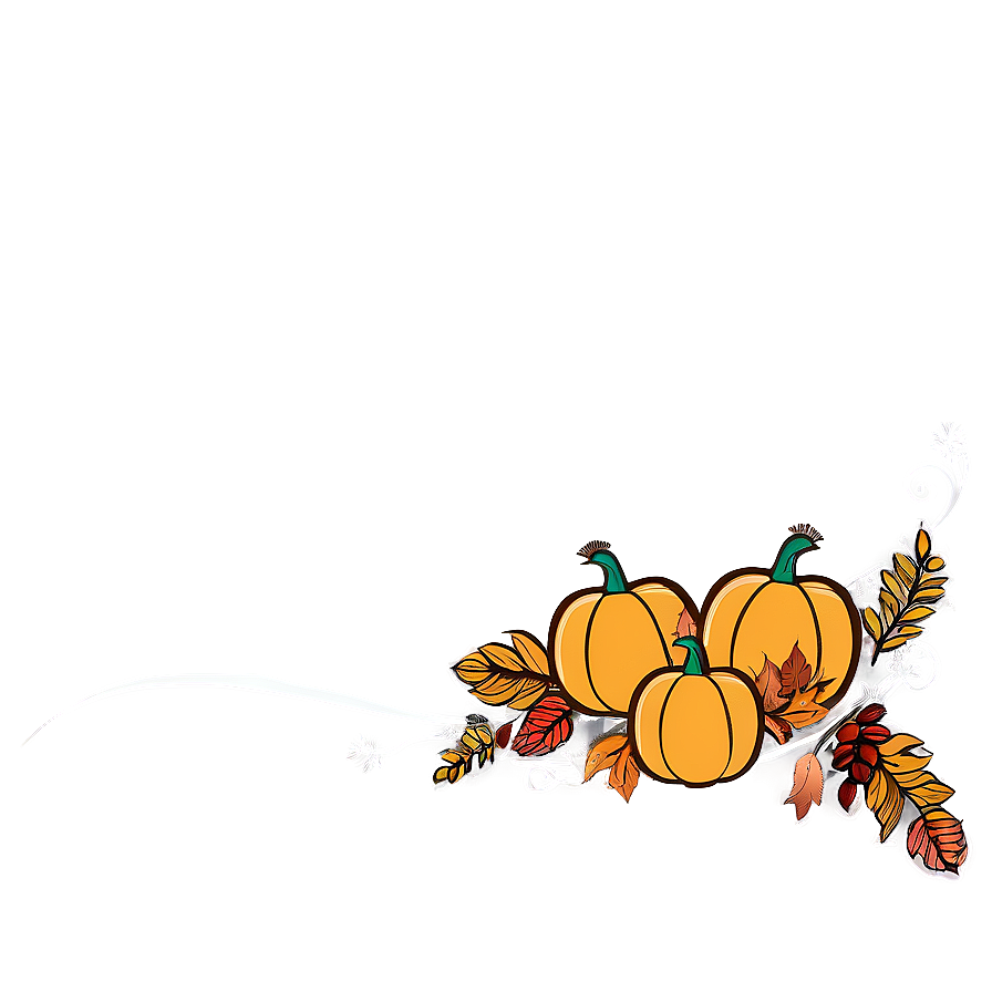 Simple Thanksgiving Border Png Qts