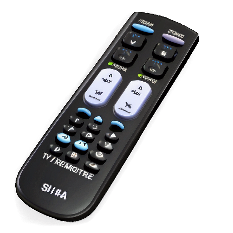 Simple Tv Remote Interface Png Ric