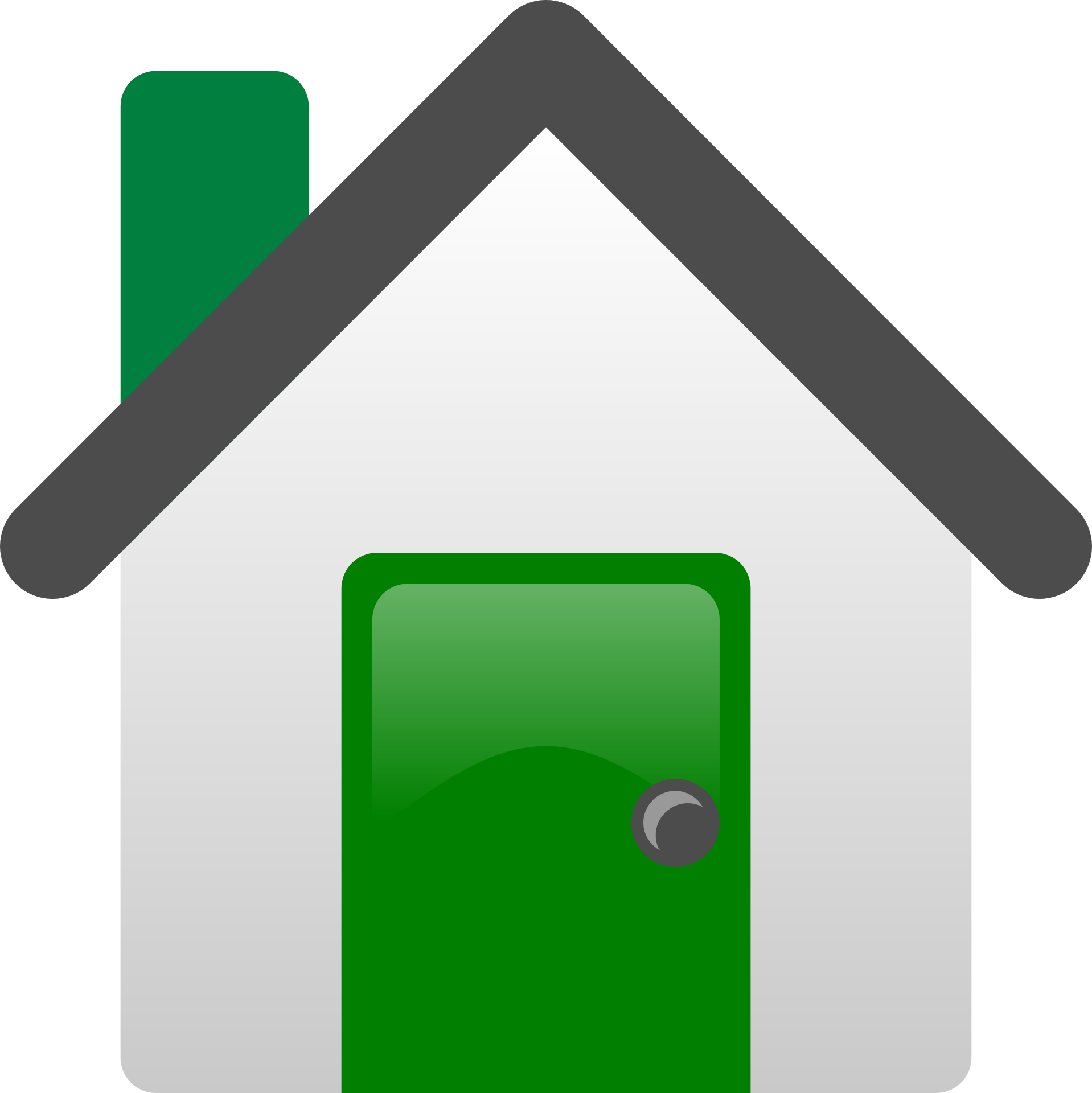 Simple Vector House Icon PNG with transparent background