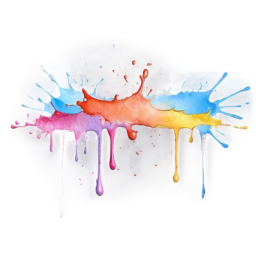 Simple Watercolor Splash PNG 06232024 PNG with transparent background