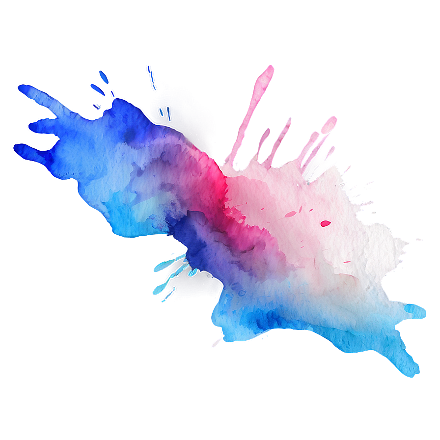 Simple Watercolor Splash PNG 06232024 PNG with transparent background