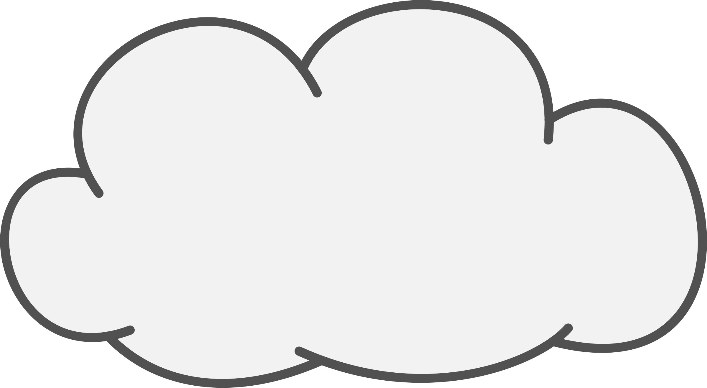 Simple White Cloud Clipart