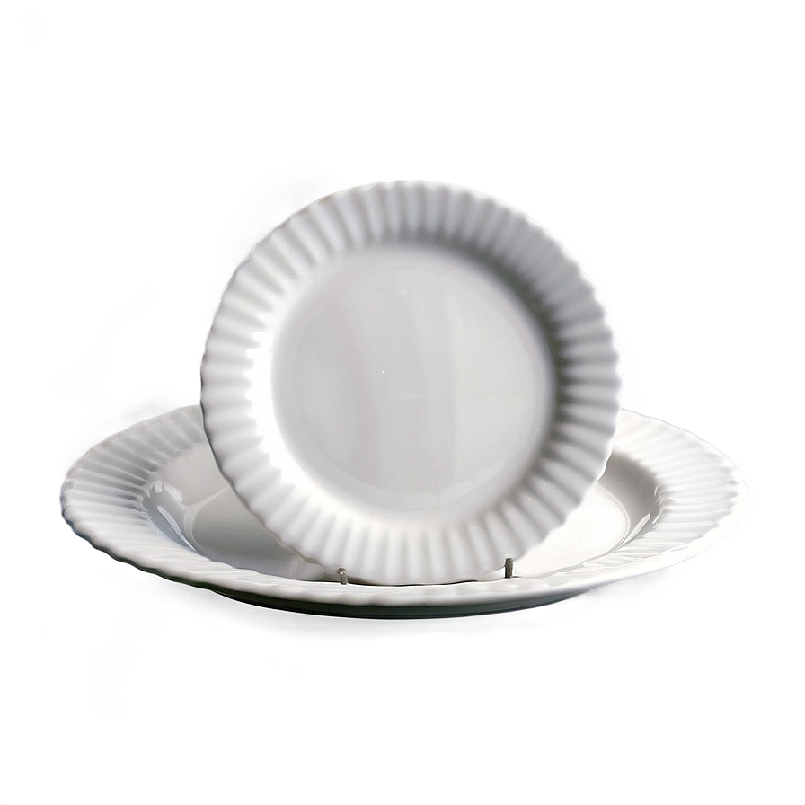 Simple White Plate PNG 27 PNG image with a transparent background, free high-resolution download
