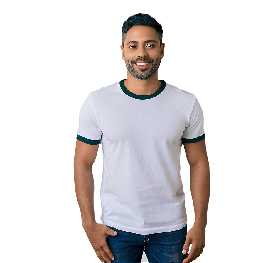 Simple White T-shirt Style Png 96