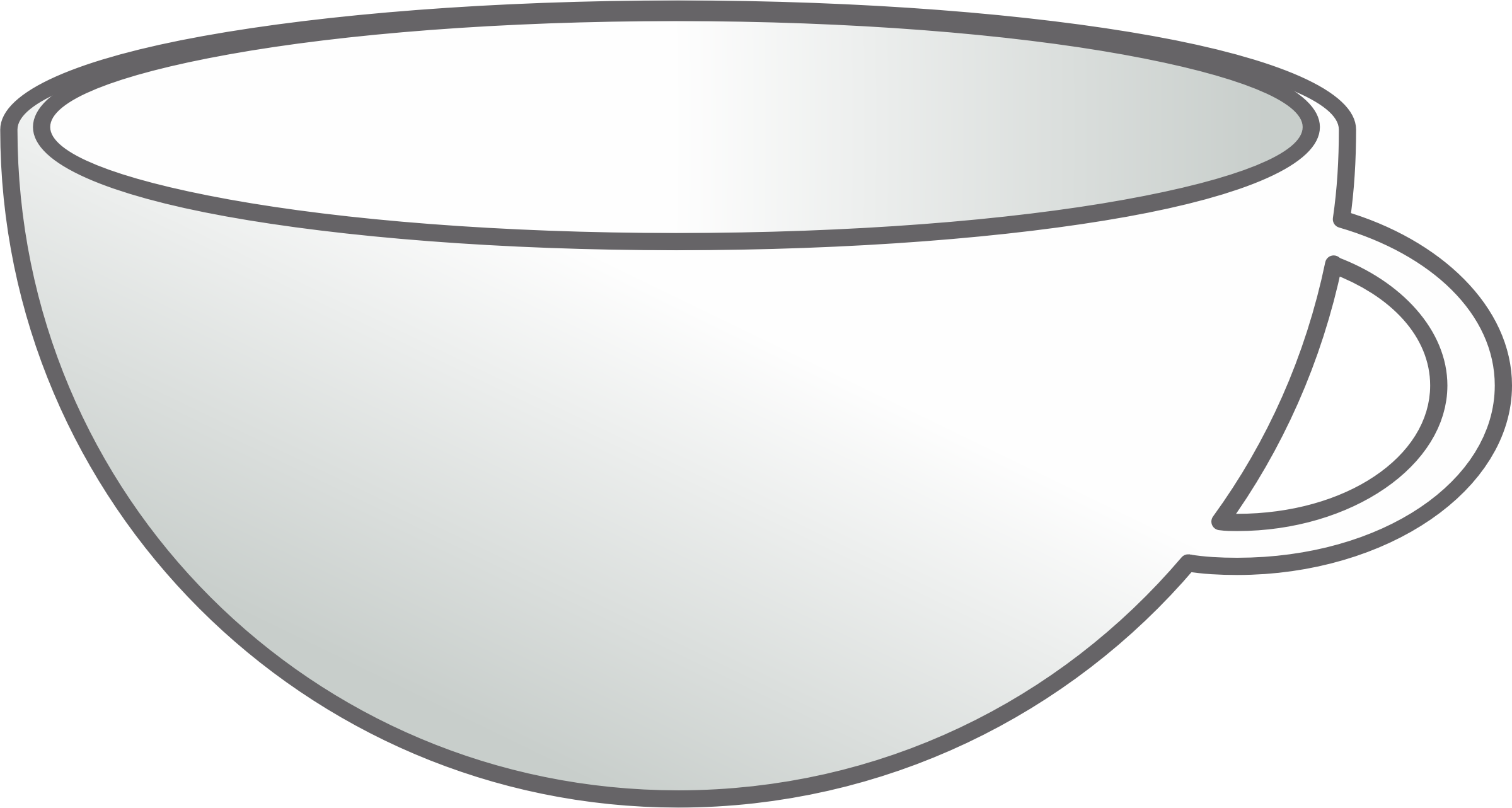 Clipart - Tea Cup Clipart Black And White, HD Png Download PNG with transparent background