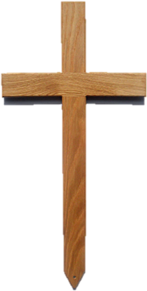 Wooden Cross Png Download - Grave PNG with transparent background