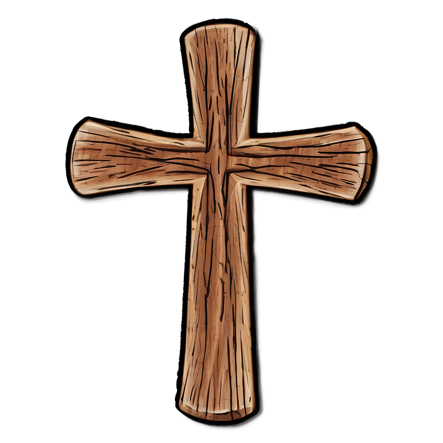 Simple Wooden Cross Png 05252024