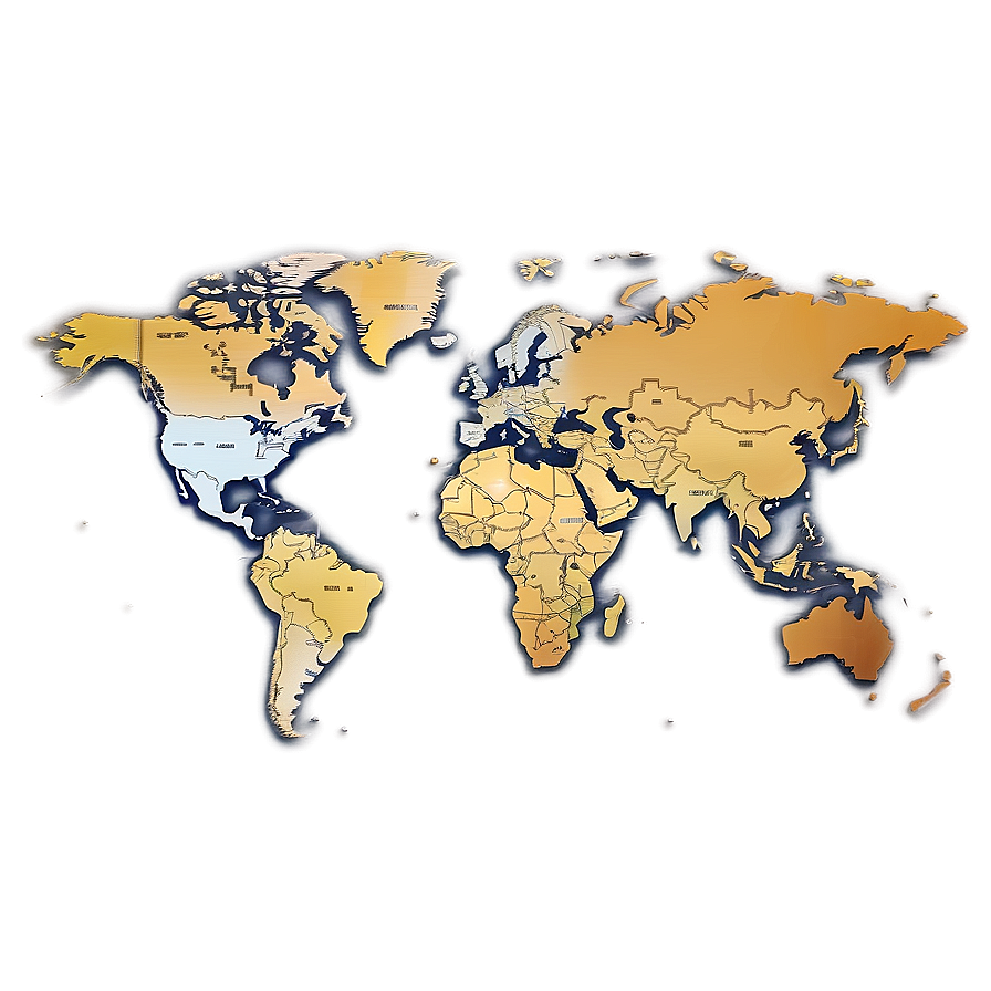 Simple World Map Vector Png 06262024