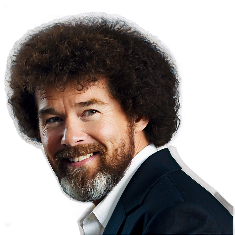 Simplified Bob Ross Hair Png Qcn