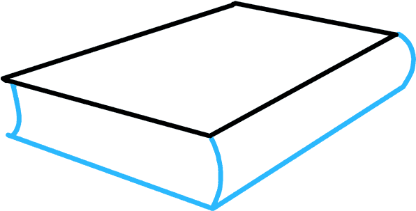 How To Draw School Books - Stack Of Books Drawing, HD Png Download PNG with transparent background