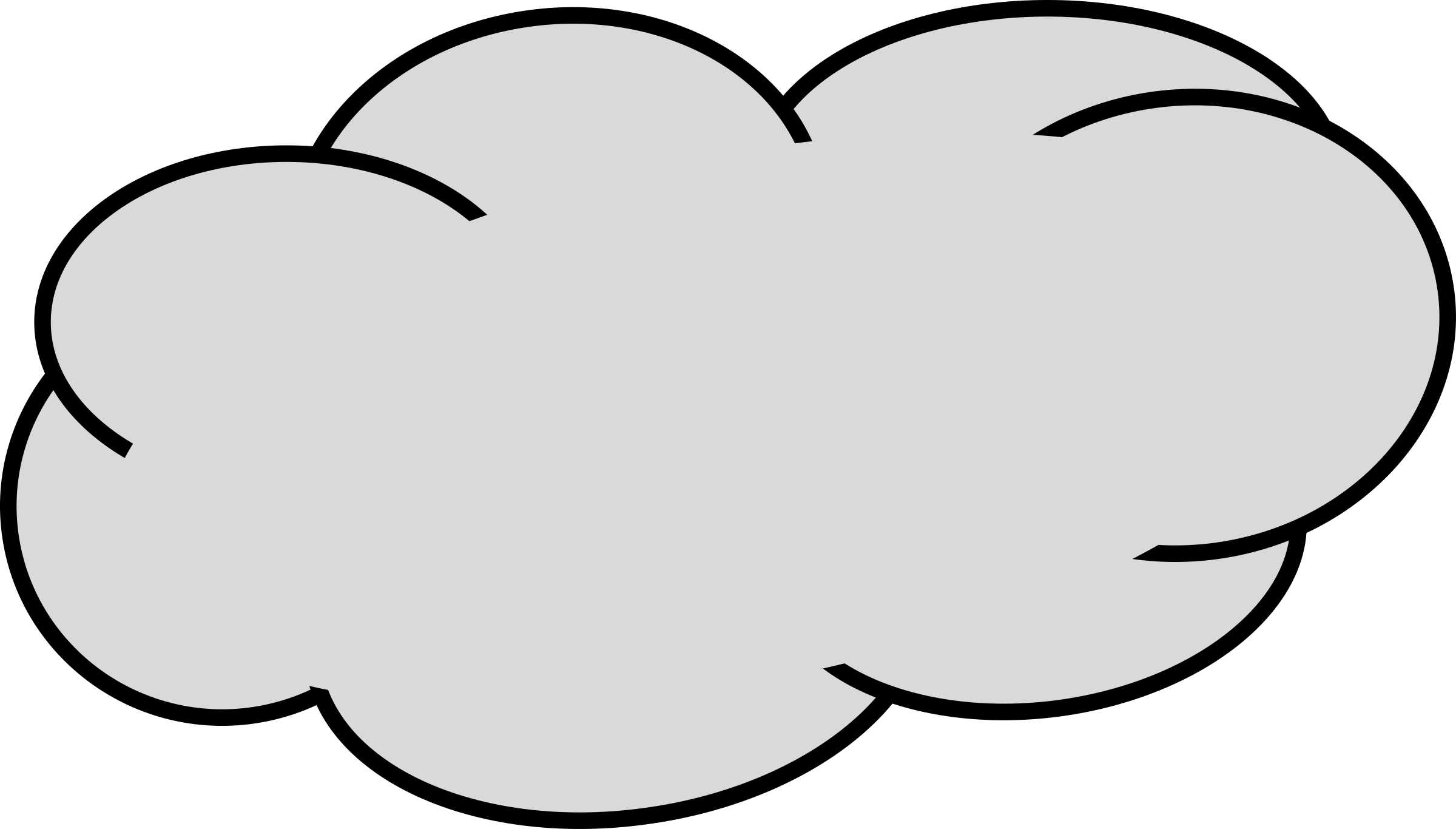Grey Clipart Smoke Cloud - Grey Cloud Clipart, HD Png Download PNG with transparent background