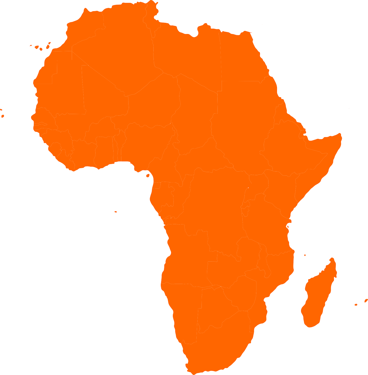 Simplified Mapof Africa