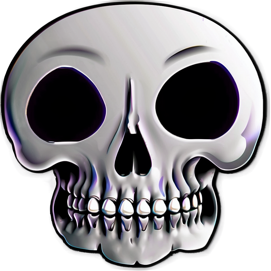 Simplified Skull Emblem Png Vrm