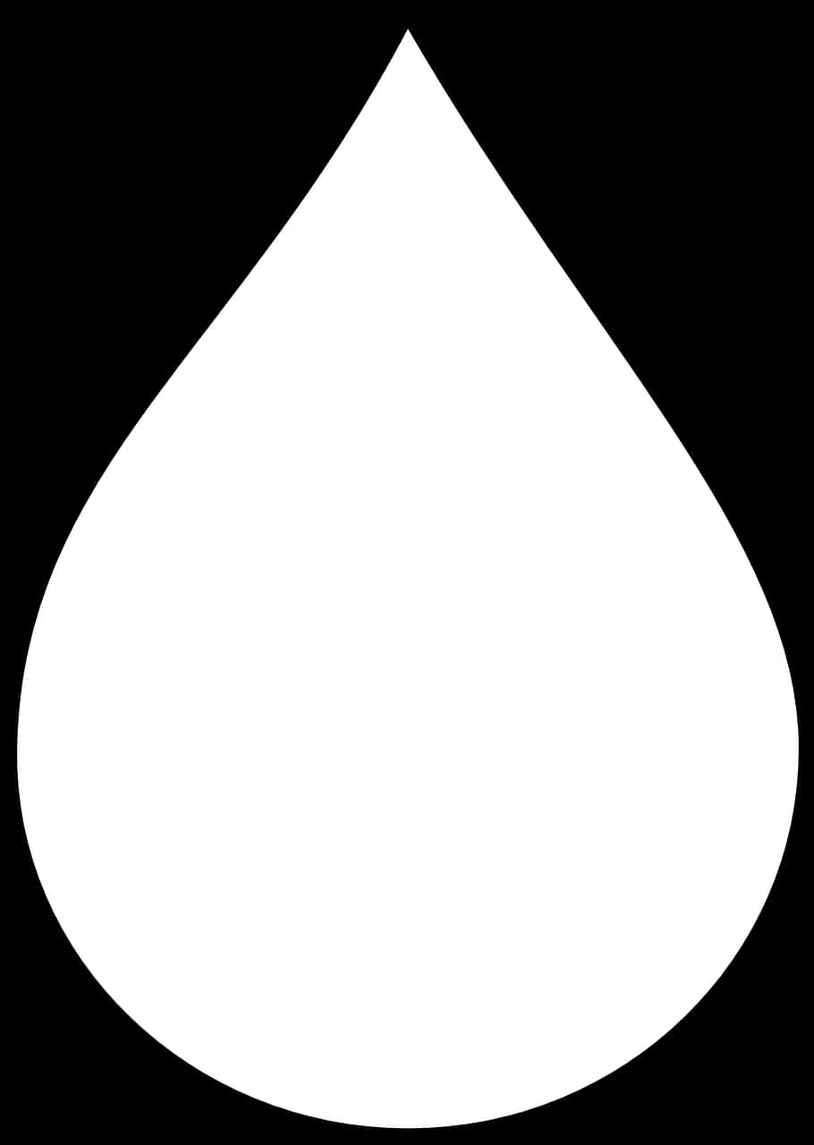 Simplified Water Drop Icon