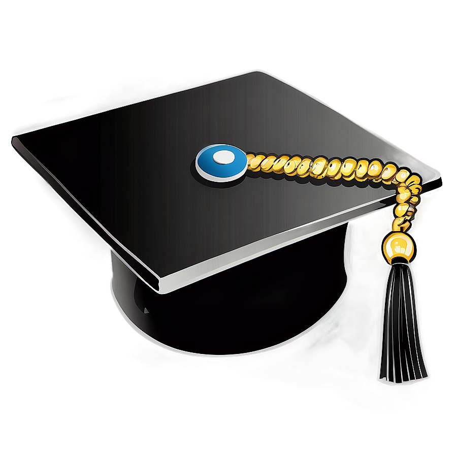 Simplistic Graduation Cap Clipart Nog