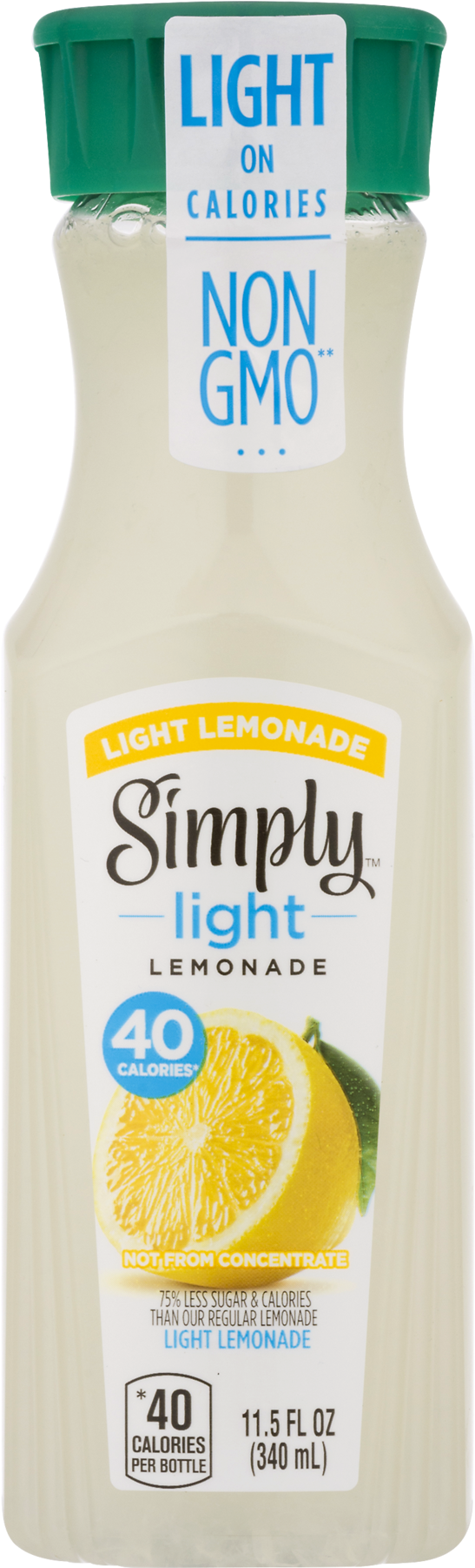 Light Lemonade - Simply Lemonade Transparent Bottle, HD Png Download PNG with transparent background