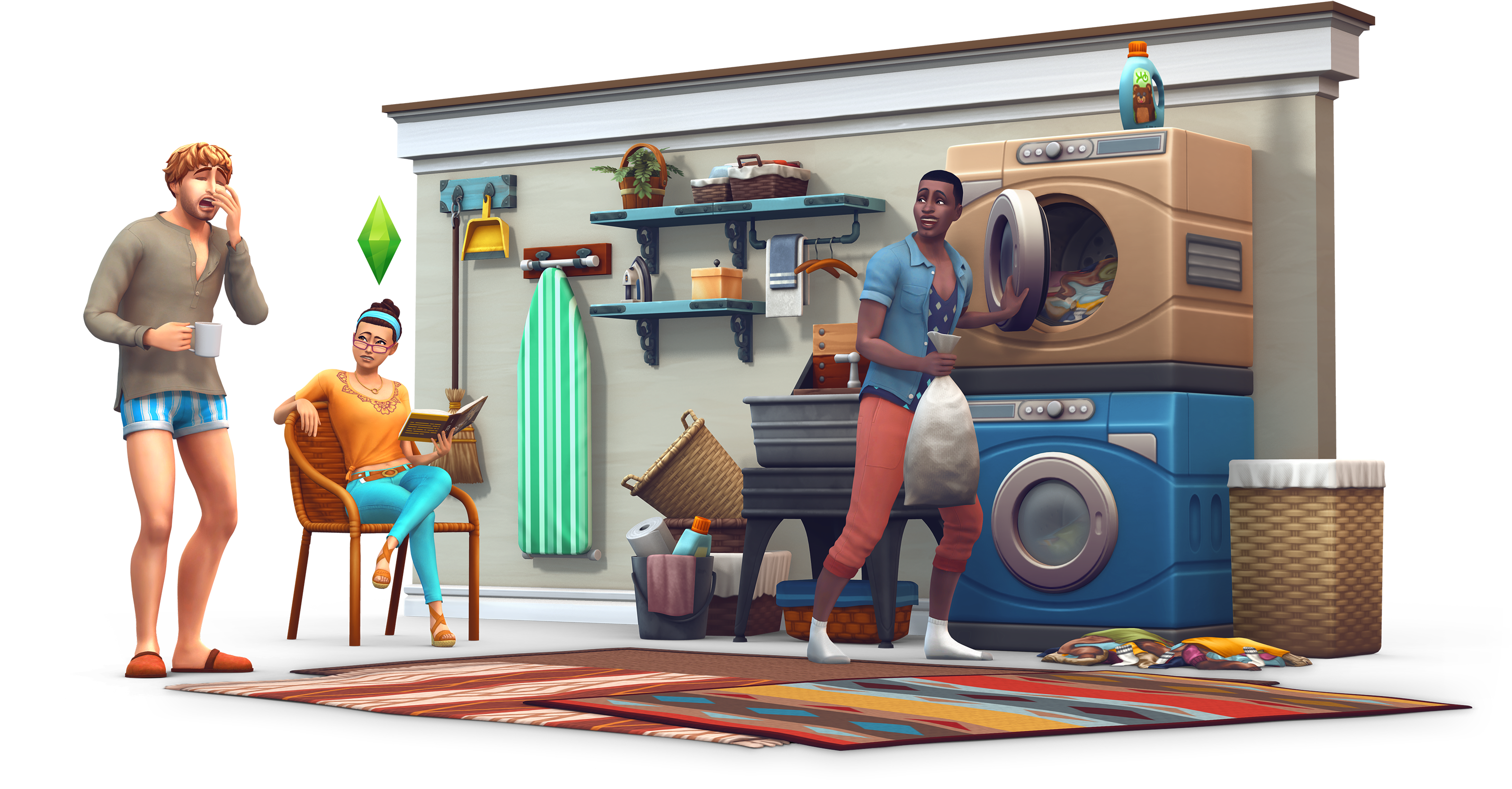 Sims4 Laundry Day Scene