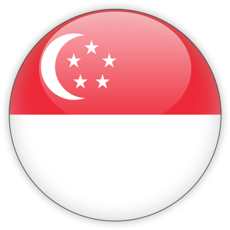 Singapore Flag Button