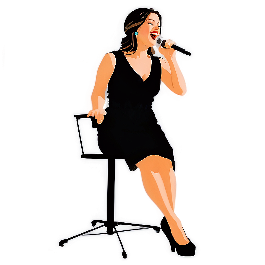 Singer's Voice Silhouette PNG 56 PNG image with a transparent background, free high-resolution download