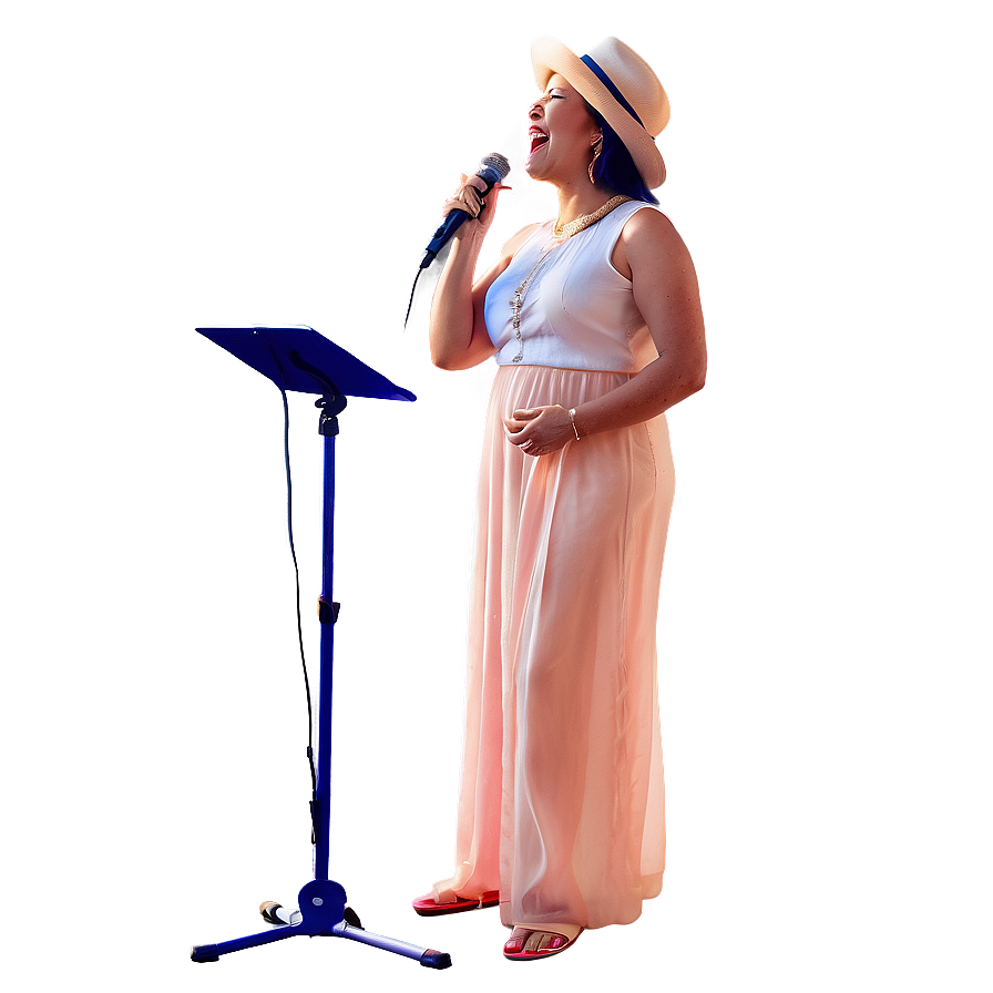 Singing at Sunset PNG ipj PNG with transparent background