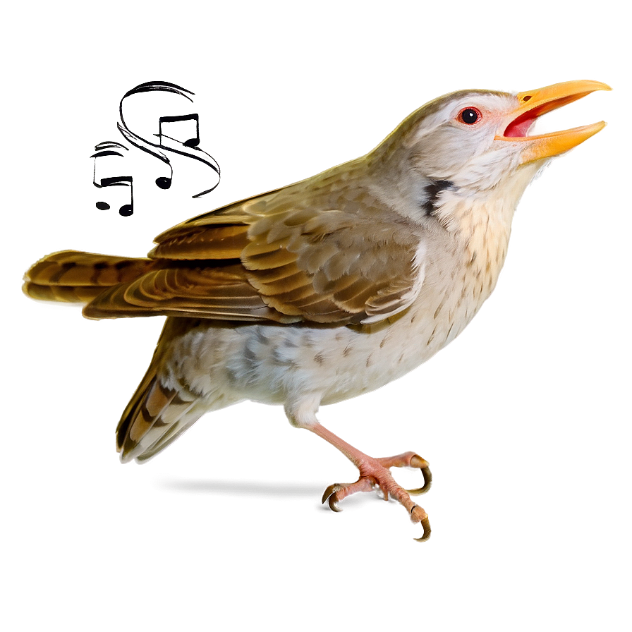 Singing Bird PNG 06202024 PNG with transparent background