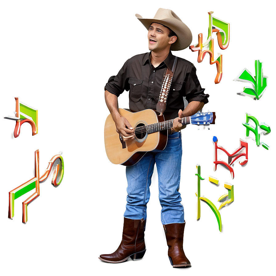 Singing Cowboy Png Htp