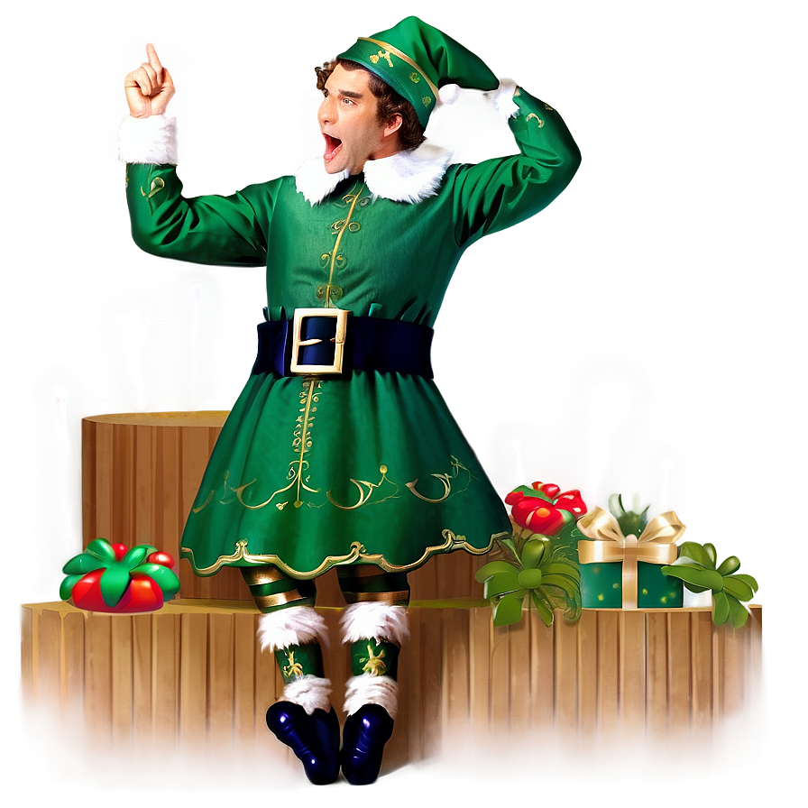 Singing Elf Png 31