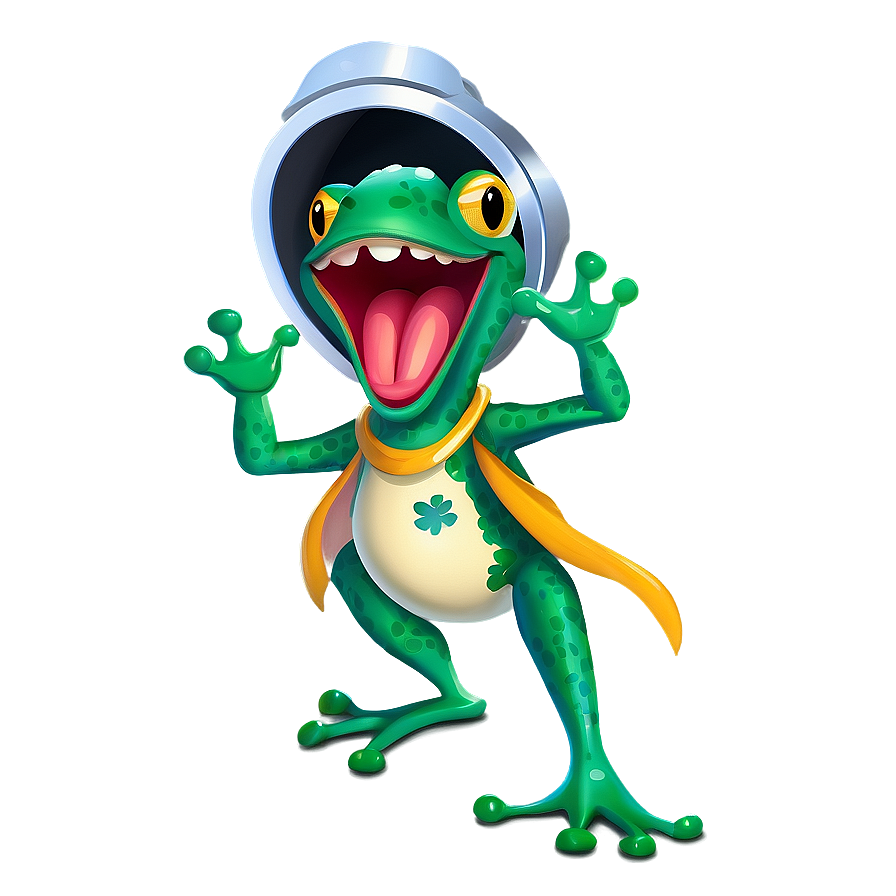 Singing Frog Cartoon Png Jpe49