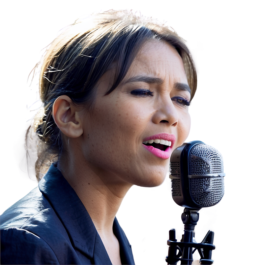 Singing Performance PNG raq PNG with transparent background