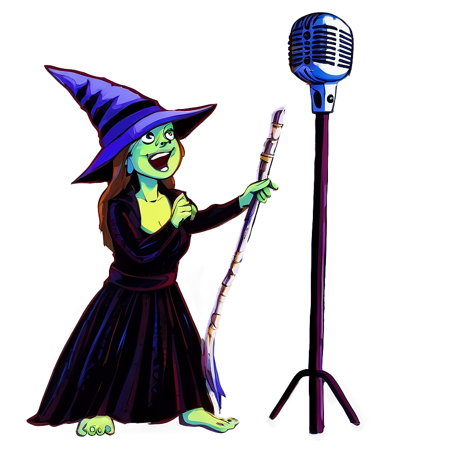 Singing Witch Png 6