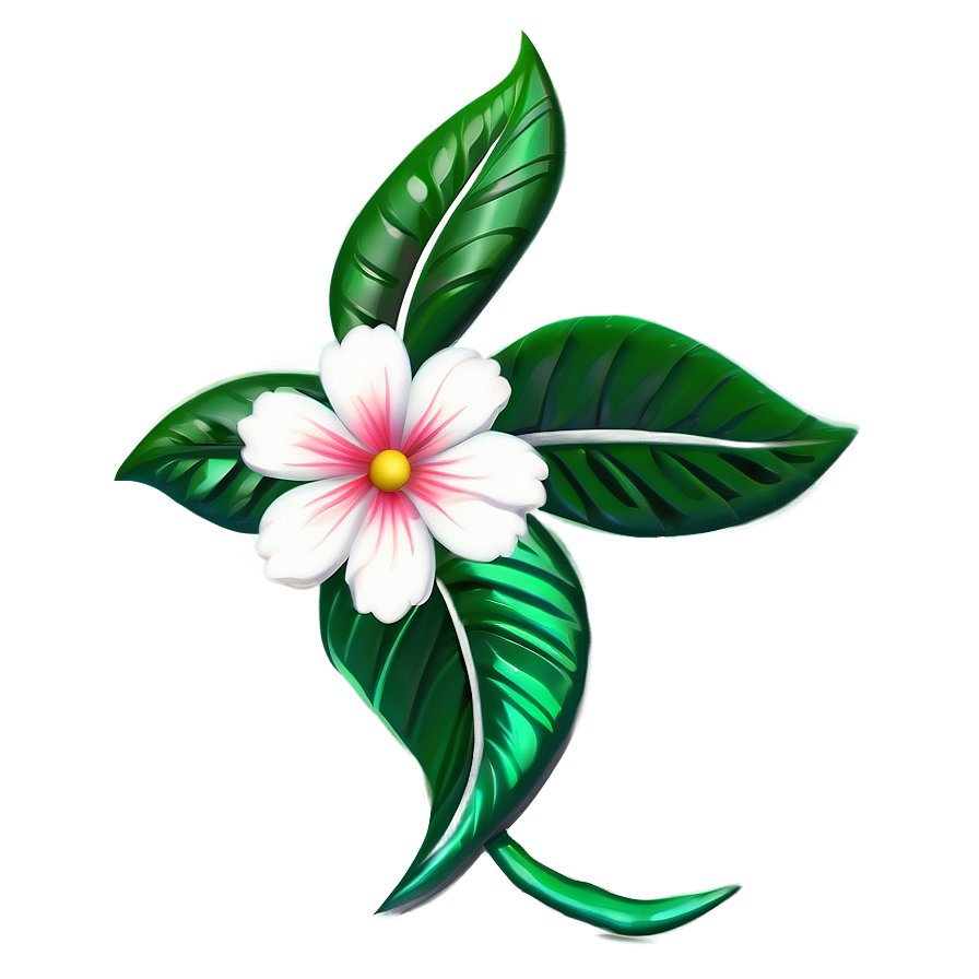 Single Flower Motif Png 15