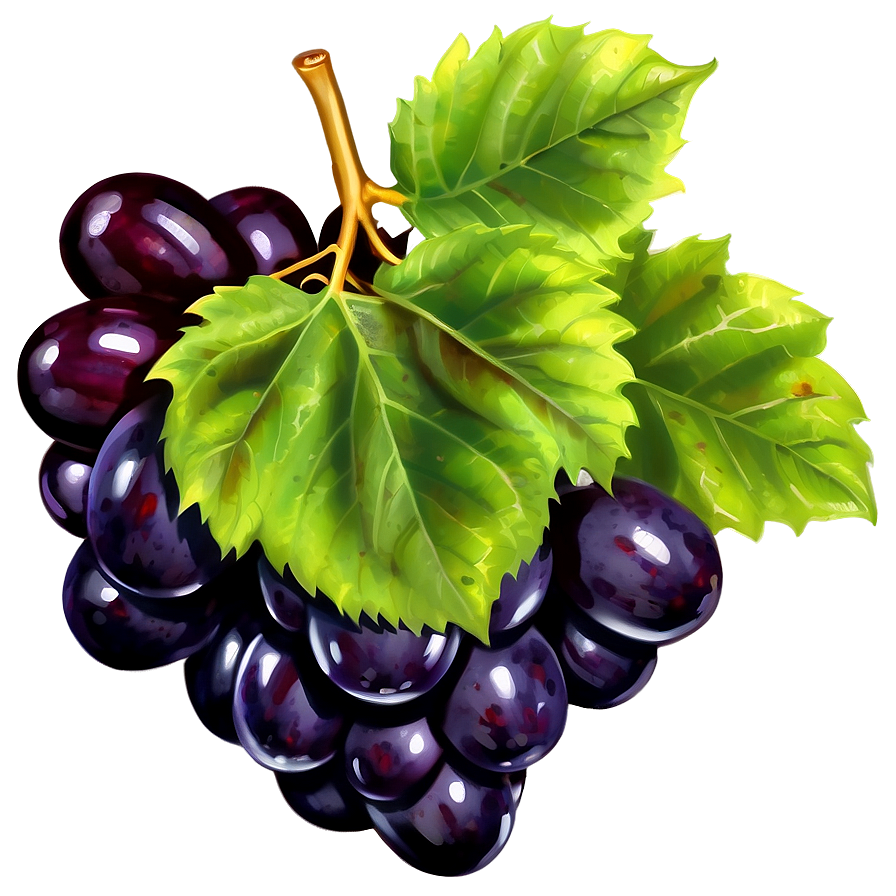 Single Grape With Reflection Png Rfm