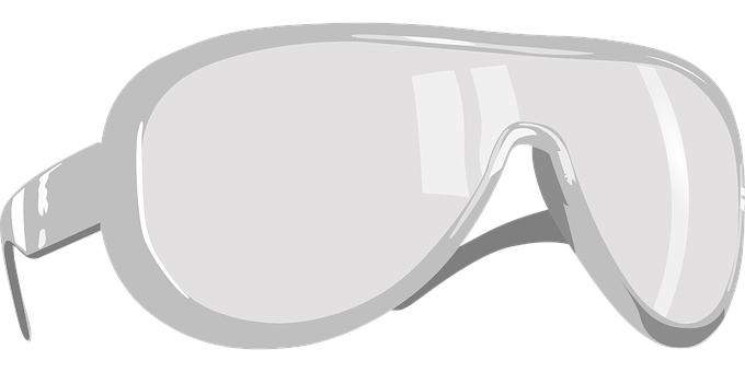 Single Lens Sunglasses Vector PNG with transparent background