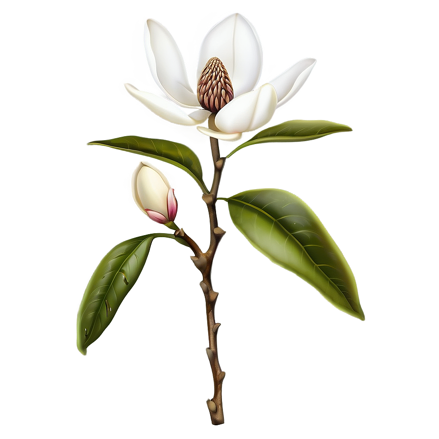 Single Magnolia Flower Png 06252024