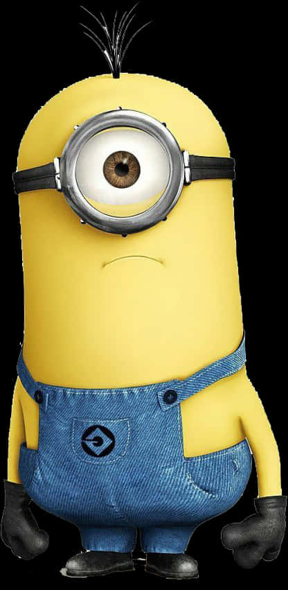 Single Minion Standing Clipart