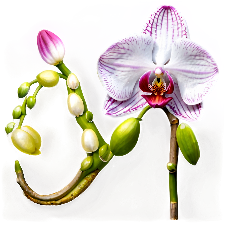 Single Orchid PNG 05242024 PNG image with a transparent background, free high-resolution download