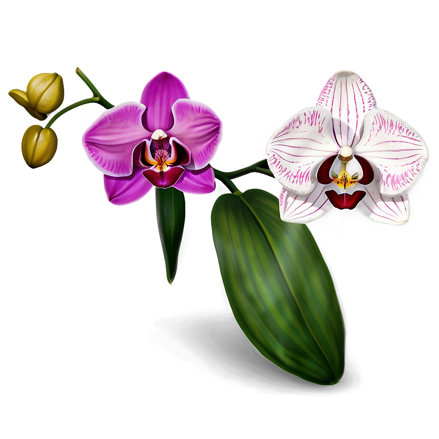 Single Orchid PNG bxr PNG image with a transparent background, free high-resolution download