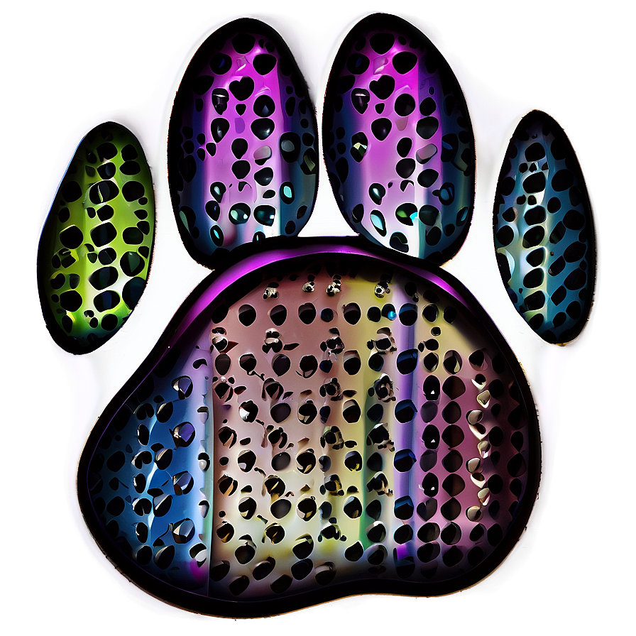 Single Paw Print PNG 50 PNG with transparent background