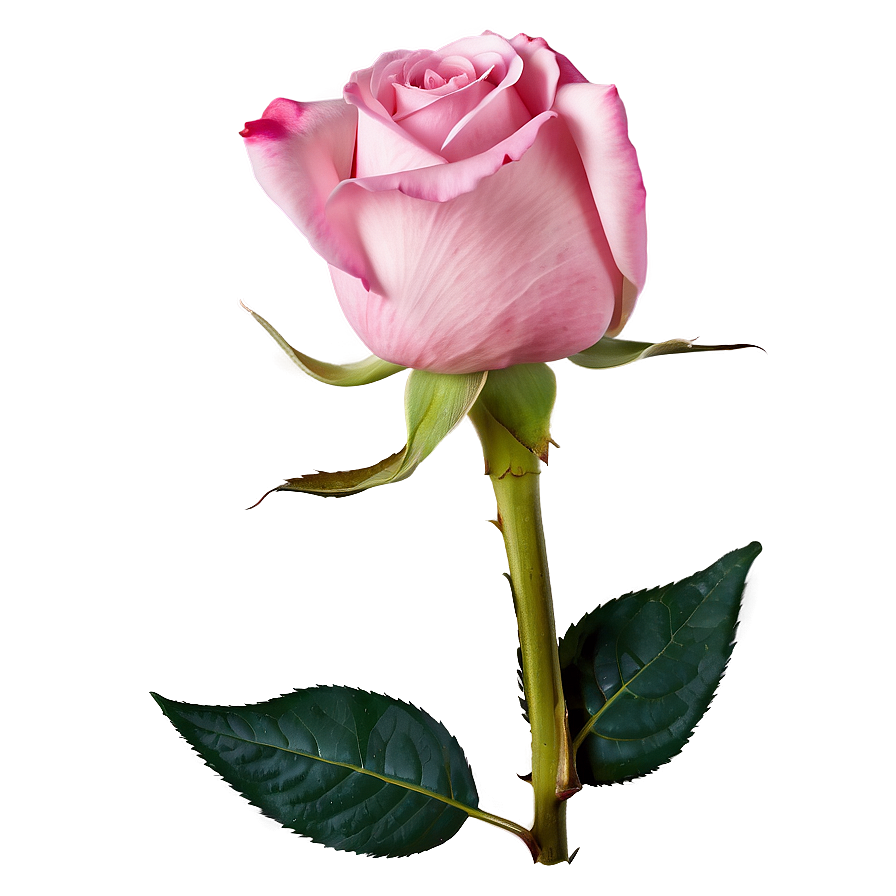 Single Pink Rose PNG 05242024 PNG with transparent background