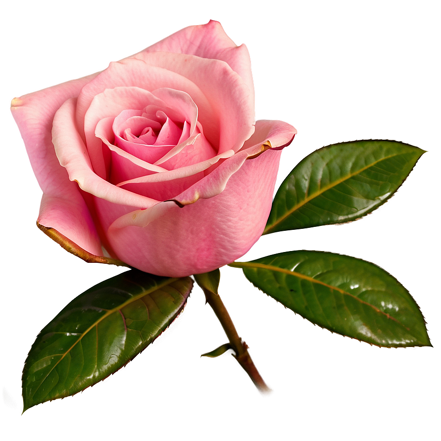 Single Pink Rose Png Yds