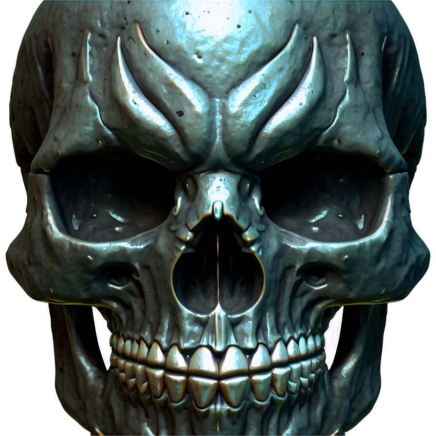 Sinister Black Skull Image Png Jok