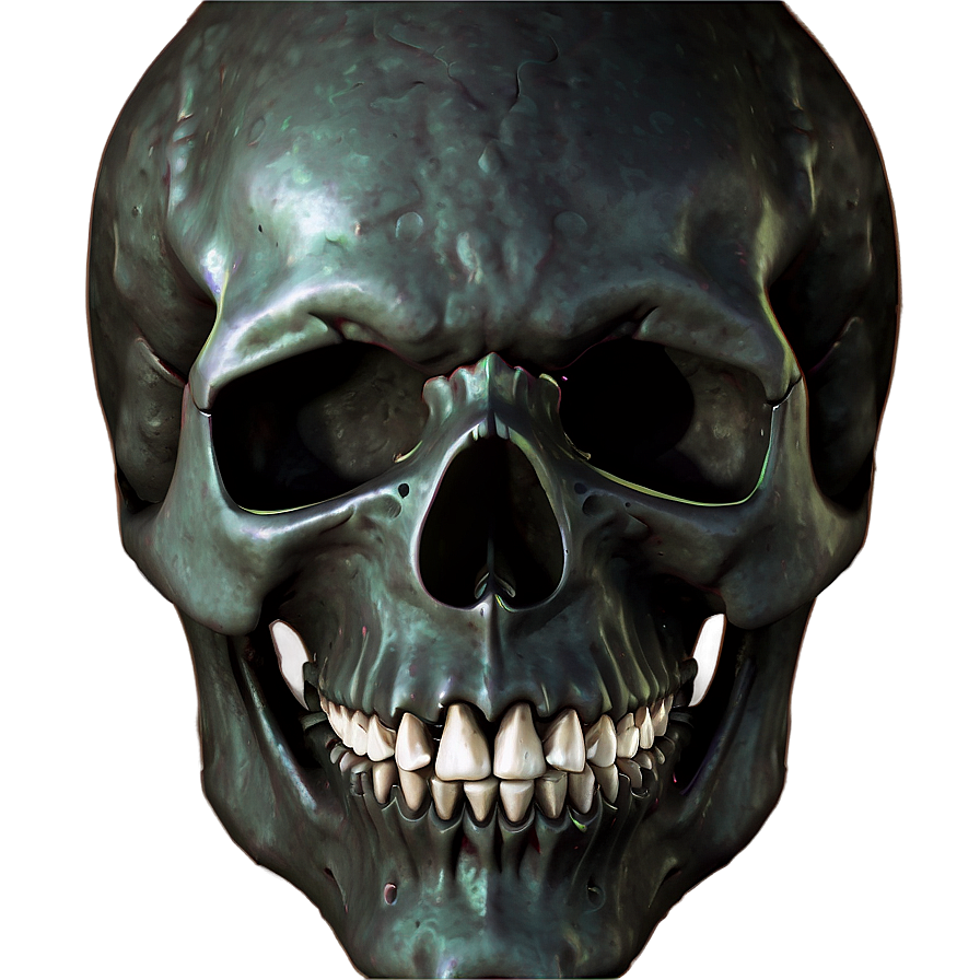 Sinister Black Skull Image Png Xci8