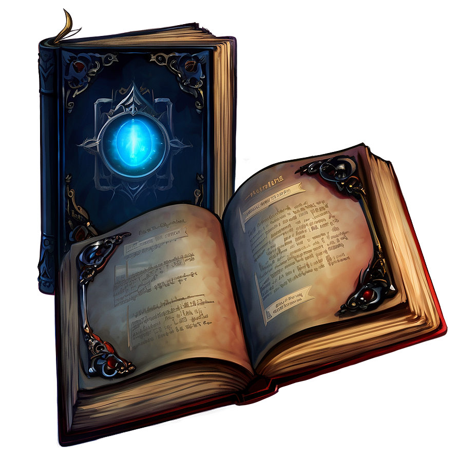 Sinister Dark Magic Grimoire Png 06292024