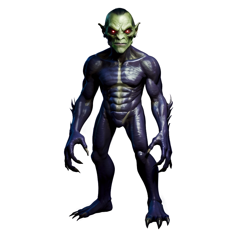 Sinister Monster Concept PNG rot41 PNG image with a transparent background, free high-resolution download