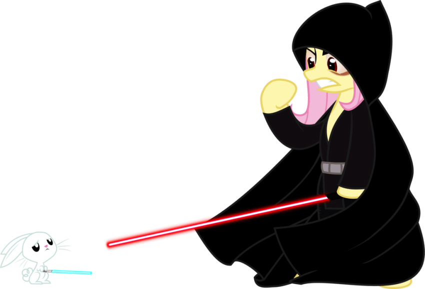 Sith Ponyand Jedi Bunny Duel