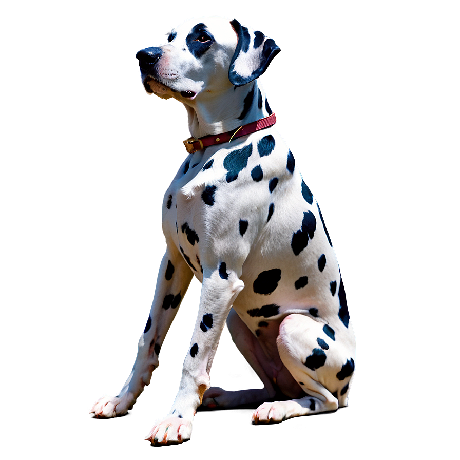 Sitting Dalmatian Pose Png 43