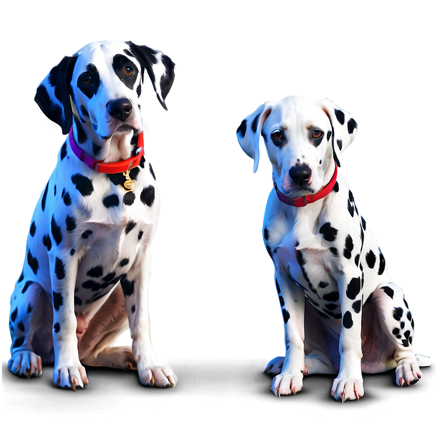 Sitting Dalmatian Pose Png Ofy46